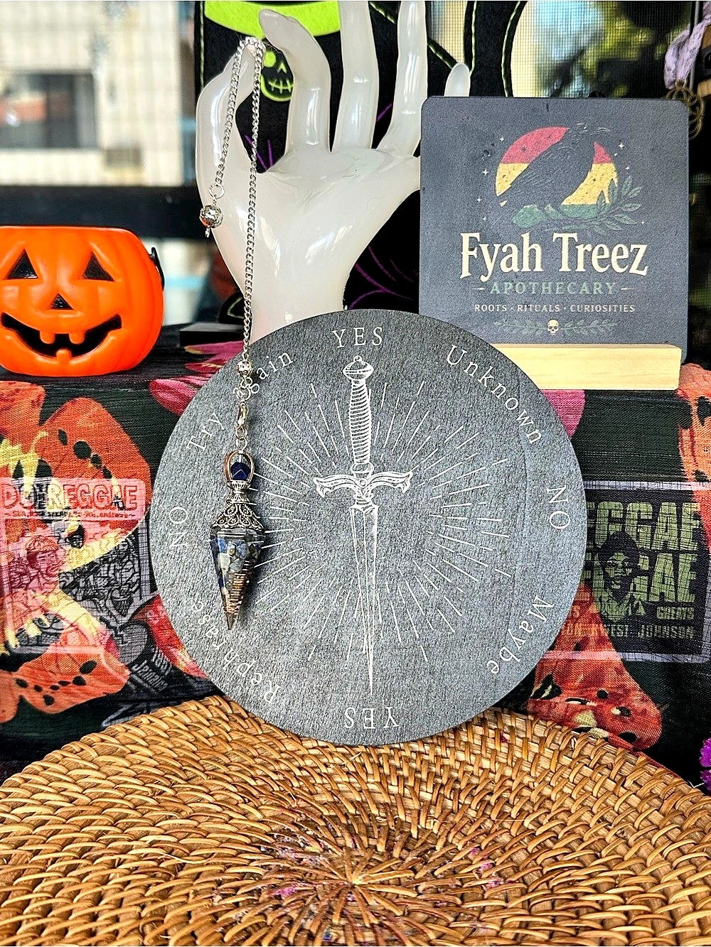 Sword Pendulum & Divination Board Set